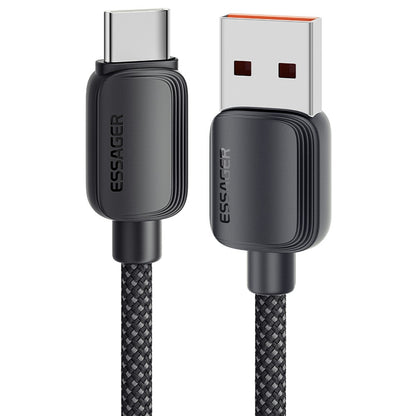 Essager A-C 7A 100W Fast Charging Data Cable USB-A to USB-C Braided TPE Cord - 2M