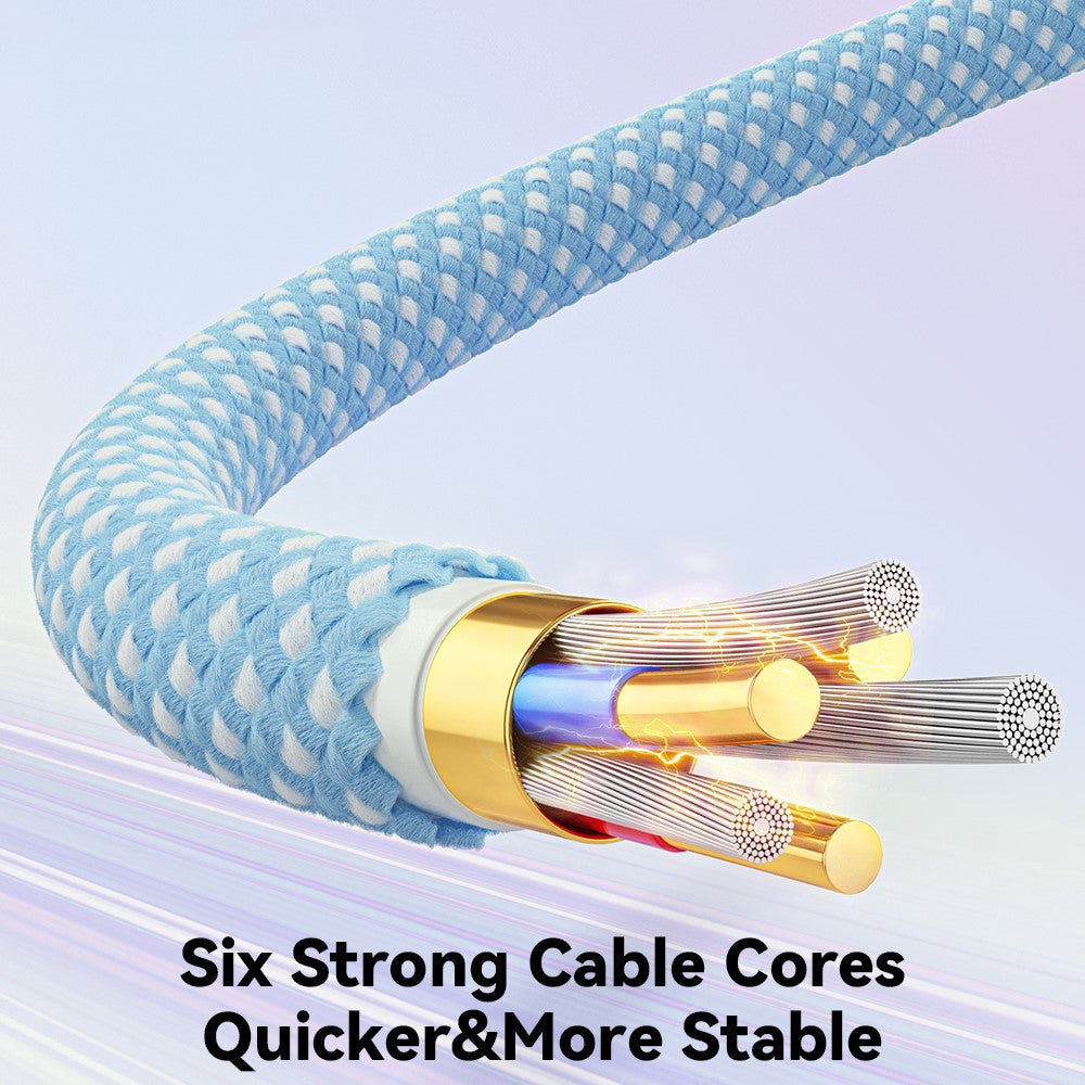 Essager A-C 7A 100W Fast Charging Data Cable USB-A to USB-C Braided TPE Cord - 2M