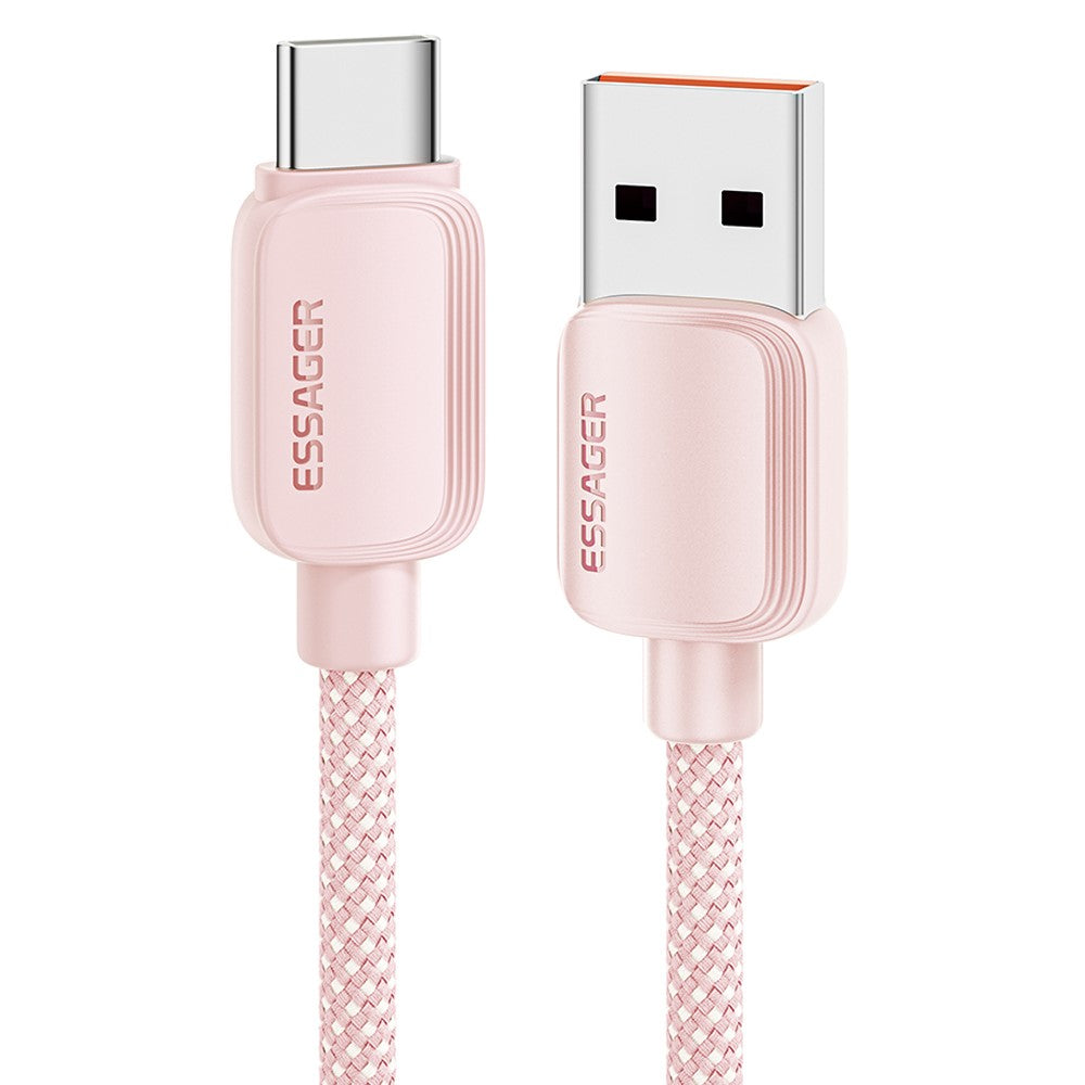Essager A-C 7A 100W Fast Charging Data Cable USB-A to USB-C Braided TPE Cord - 2M
