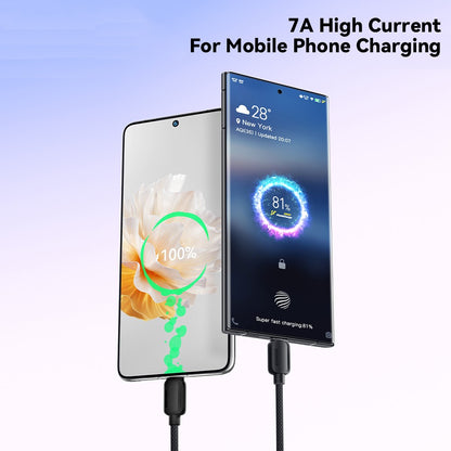 Essager A-C 7A 100W Fast Charging Data Cable USB-A to USB-C Braided TPE Cord - 3M