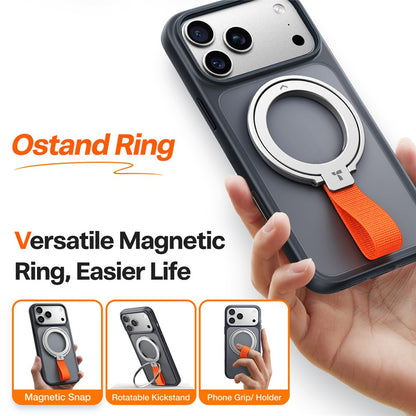 TORRAS Ostand Ring Phone Grip Holder 360° Rotation Kickstand with Metal Ring
