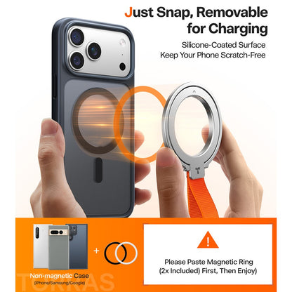 TORRAS Ostand Ring Phone Grip Holder 360° Rotation Kickstand with Metal Ring