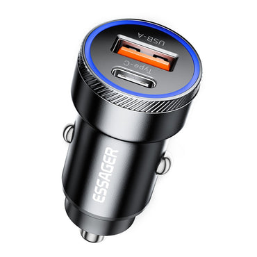 Essager 54W USB-A + USB-C Fast Charging Mini In Car Charger