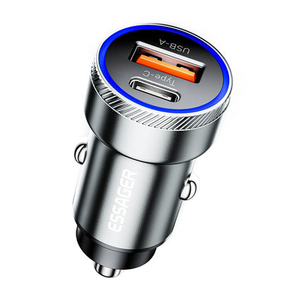 Essager 54W USB-A + USB-C Fast Charging Mini In Car Charger