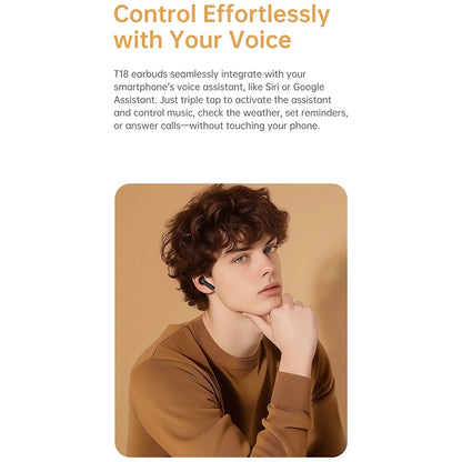 Black Shark T18 TWS Earbuds Wireless Bluetooth-Compatible Black Headphones