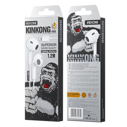 Wekome YB05 Kinkong Series Wired Earphones with Lightning Connector