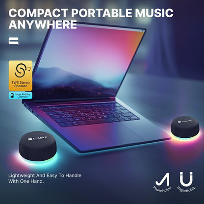 CAANKEI CS20 2 in 1 Wireless Bluetooth Speaker Portable Sound Box with Magnetic Base