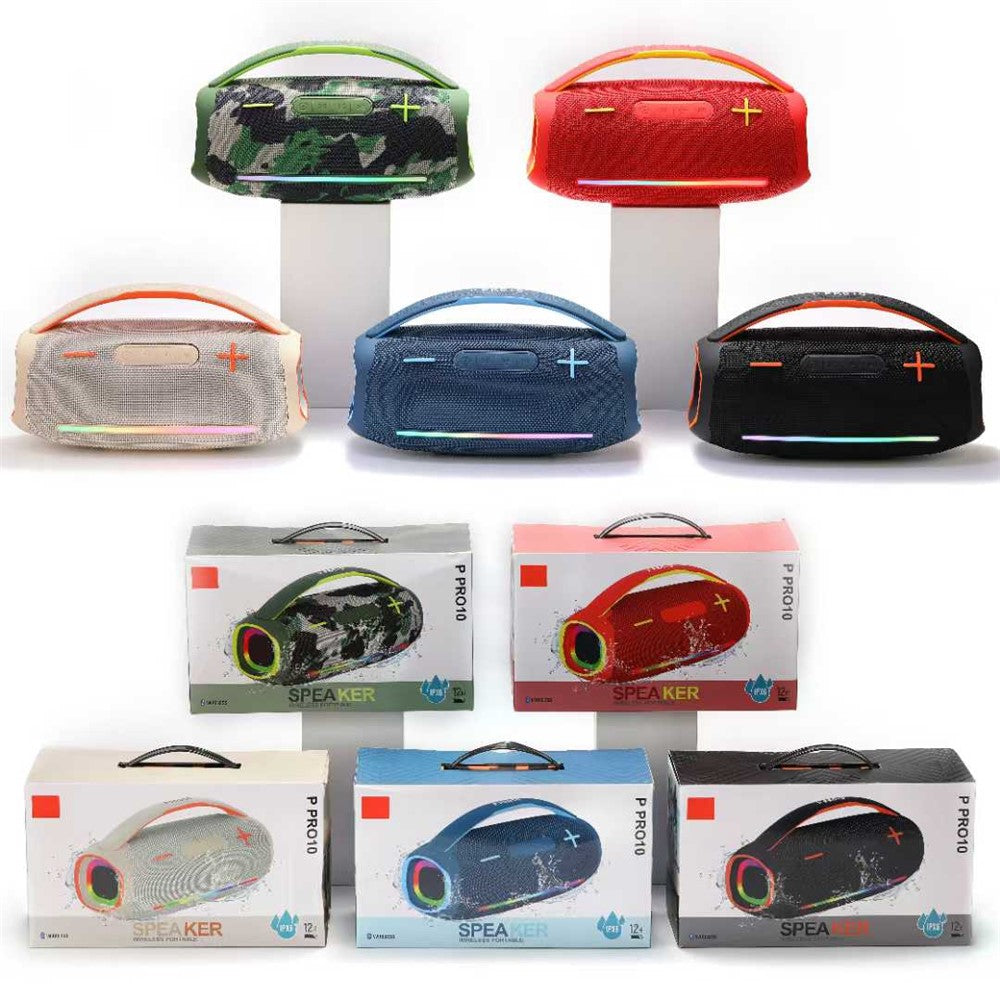 P10 30W LED Boombox Portable Wireless Bluetooth Speaker