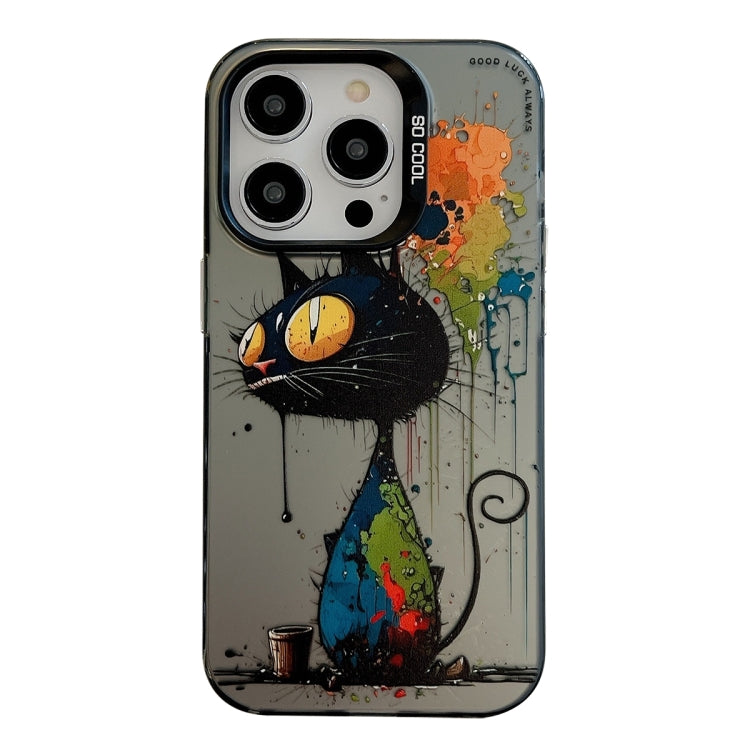 Animal Pattern Oil Painting Series PC + TPU Phone Case for iPhone 12 / 12 Pro / 12 Pro Max - Mos Accessories