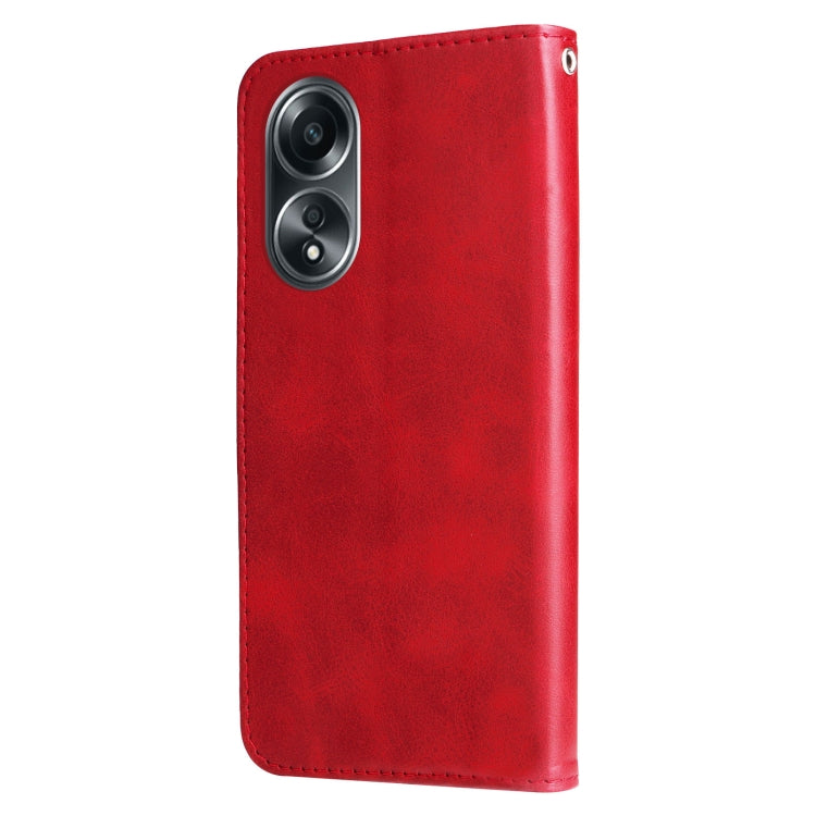 Fashion Calf Texture Zipper PU Leather Phone Case - For Oppo A58 4G / Reno10 / Reno10 Pro / A78 4G / Find X8 Pro