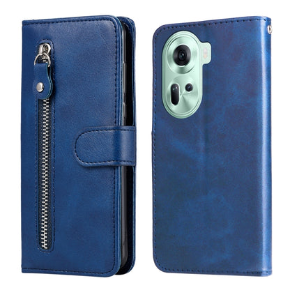 Fashion Calf Texture Zipper PU Leather Phone Case - For Oppo Reno11 F / F25 Pro / Reno11 / A59 / A2m / A38 4G / A18 4G
