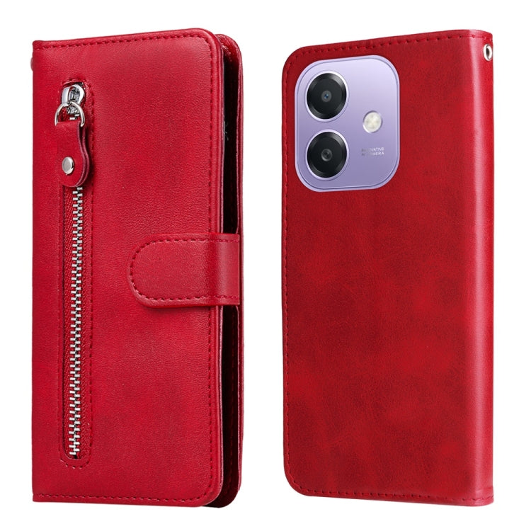 Fashion Calf Texture Zipper PU Leather Phone Case - For Oppo Reno13 / Reno14 / F29 5G / A5 Pro 5G / Reno13 Pro