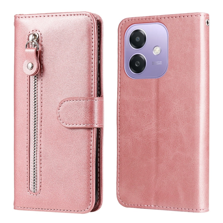 Fashion Calf Texture Zipper PU Leather Phone Case - For Oppo Reno13 / Reno14 / F29 5G / A5 Pro 5G / Reno13 Pro