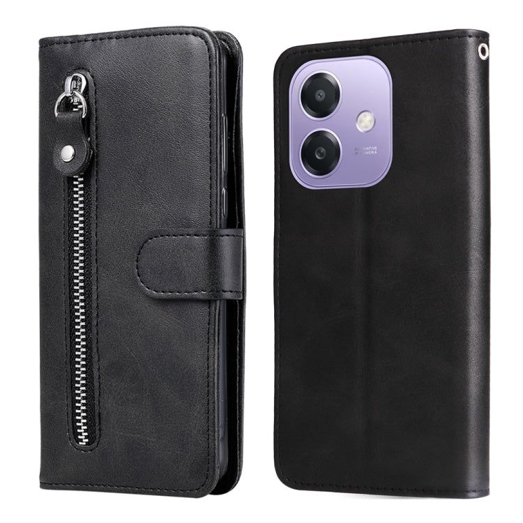 Fashion Calf Texture Zipper PU Leather Phone Case - For Oppo Reno13 / Reno14 / F29 5G / A5 Pro 5G / Reno13 Pro