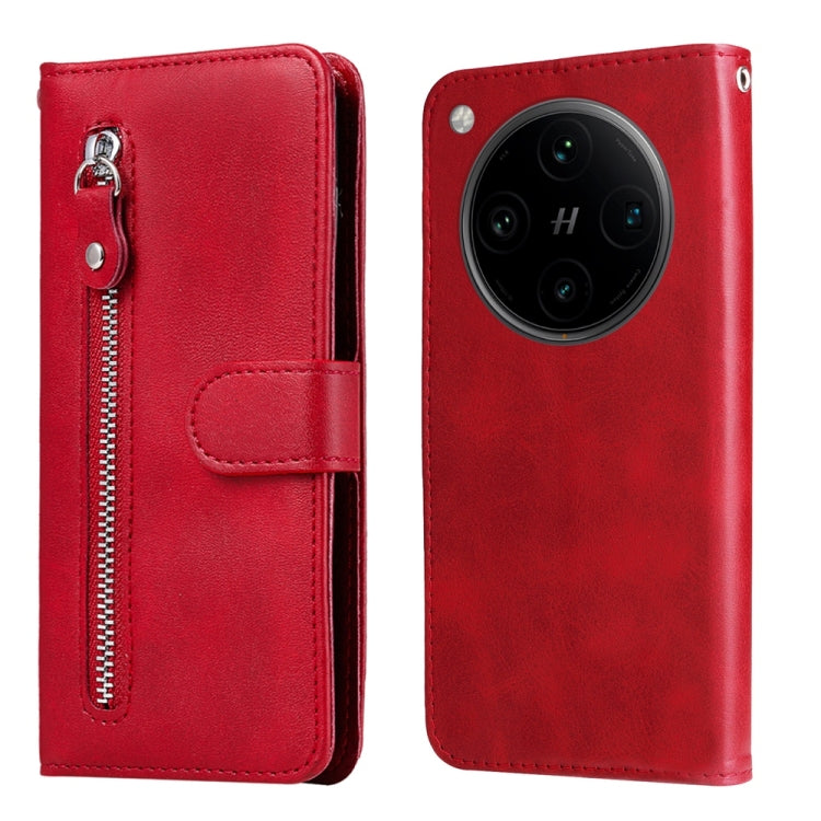 Fashion Calf Texture Zipper PU Leather Phone Case - For Oppo A58 4G / Reno10 / Reno10 Pro / A78 4G / Find X8 Pro