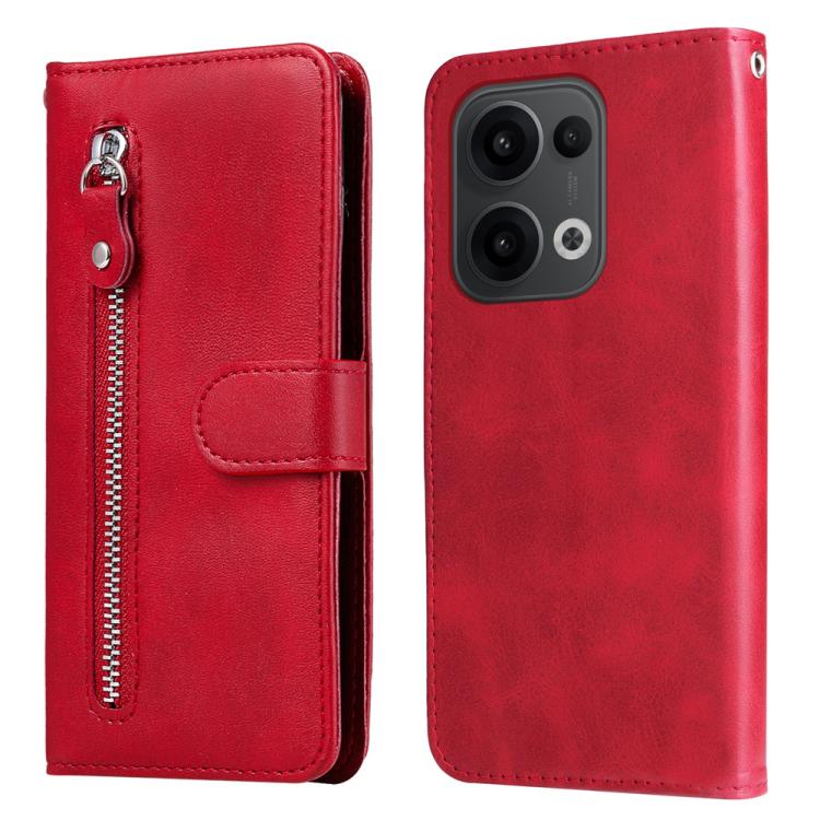Fashion Calf Texture Zipper PU Leather Phone Case - For Oppo Reno13 / Reno14 / F29 5G / A5 Pro 5G / Reno13 Pro