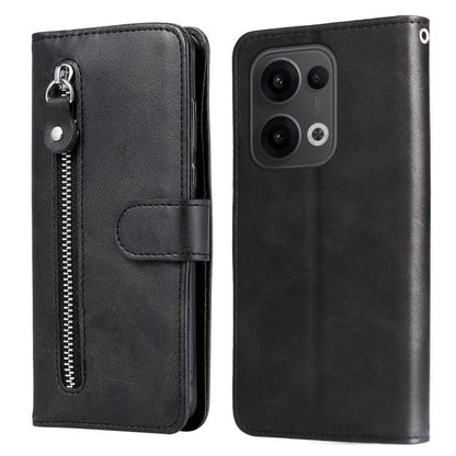 Fashion Calf Texture Zipper PU Leather Phone Case - For Oppo Reno13 / Reno14 / F29 5G / A5 Pro 5G / Reno13 Pro