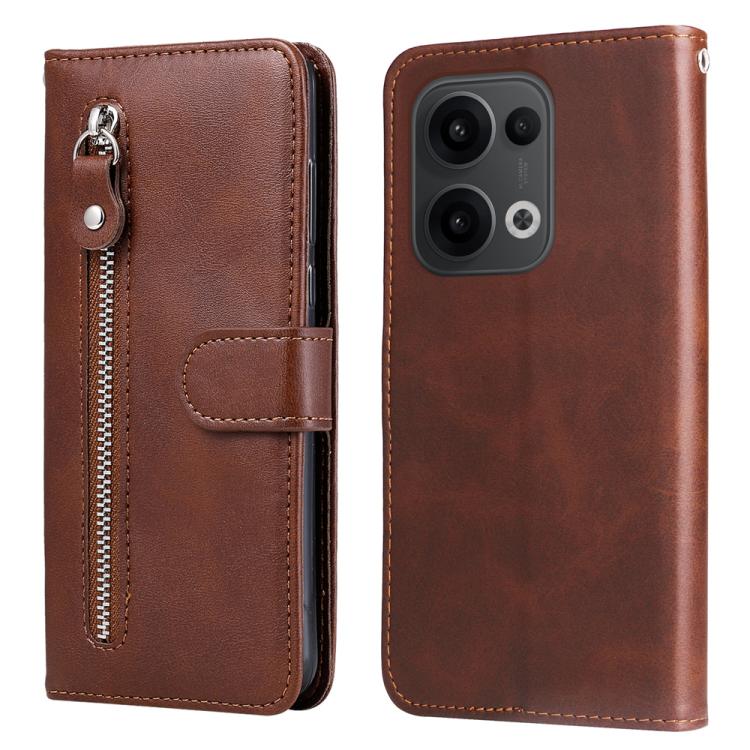 Fashion Calf Texture Zipper PU Leather Phone Case - For Oppo Reno13 / Reno14 / F29 5G / A5 Pro 5G / Reno13 Pro