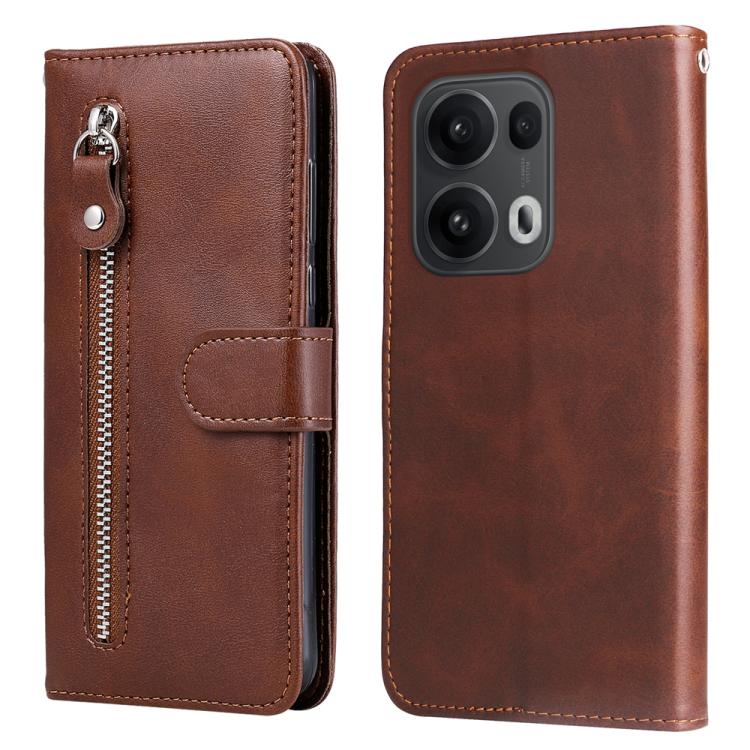 Fashion Calf Texture Zipper PU Leather Phone Case - For Oppo Reno13 / Reno14 / F29 5G / A5 Pro 5G / Reno13 Pro