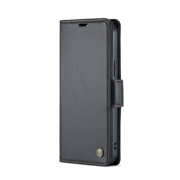 CaseMe Butterfly Buckle Litchi Texture RFID Anti-theft Wallet Case - For iPhone 14 Pro Max - mosaccessories