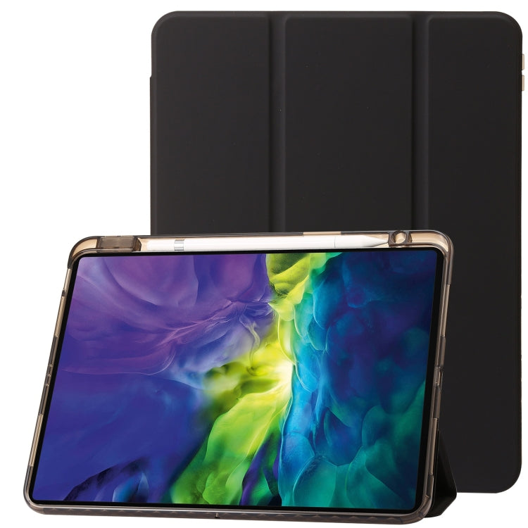 Clear Acrylic 3-Fold PU Leather Tablet Case - For iPad 10th Gen 10.9" (2022)