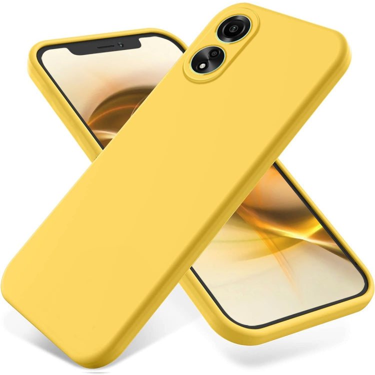 Solid Colour Liquid Silicone Phone Case - For Oppo K11 / Reno10 / Reno10 Pro / Reno10 Pro+ / A78 4G / K11x / F23 / A98 / A1