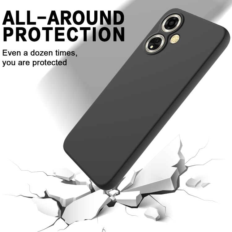 Solid Colour Liquid Silicone Phone Case - For Oppo K11 / Reno10 / Reno10 Pro / Reno10 Pro+ / A78 4G / K11x / F23 / A98 / A1