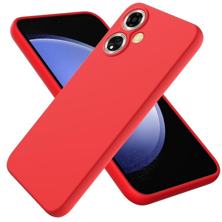 Solid Colour Liquid Silicone Phone Case - For Oppo K11 / Reno10 / Reno10 Pro / Reno10 Pro+ / A78 4G / K11x / F23 / A98 / A1