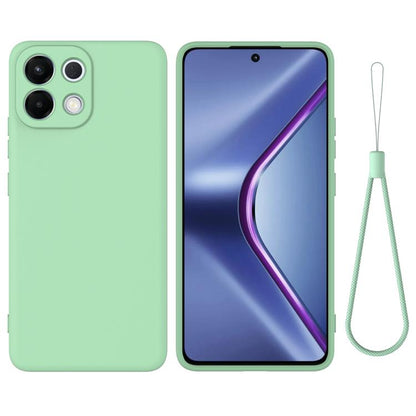 Solid Colour Liquid Silicone Phone Case - For Oppo A5 4G/5G / K13 / A5 Pro / F29 / F29 Pro