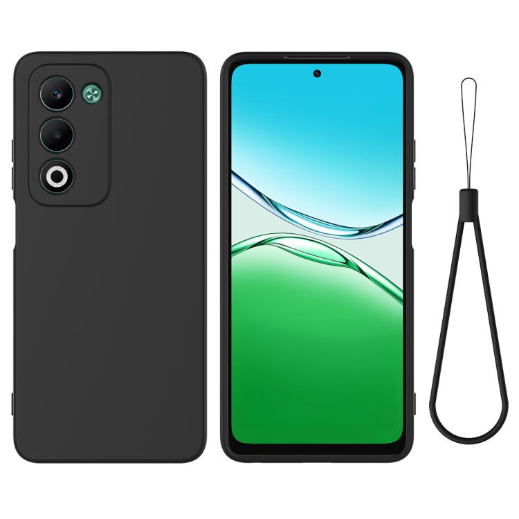 Solid Colour Liquid Silicone Phone Case - For Oppo A5 4G/5G / K13 / A5 Pro / F29 / F29 Pro