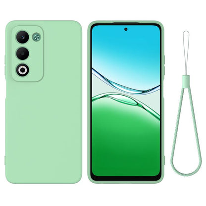 Solid Colour Liquid Silicone Phone Case - For Oppo A5 4G/5G / K13 / A5 Pro / F29 / F29 Pro