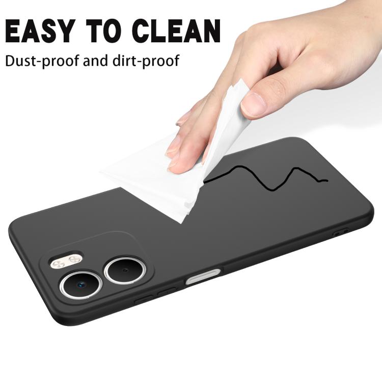 Solid Colour Liquid Silicone Phone Case - For Oppo A5 4G/5G / K13 / A5 Pro / F29 / F29 Pro