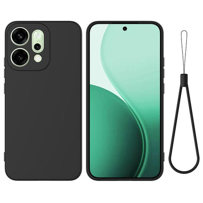 Solid Colour Liquid Silicone Phone Case - For Oppo A5 4G/5G / K13 / A5 Pro / F29 / F29 Pro
