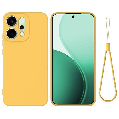 Solid Colour Liquid Silicone Phone Case - For Oppo A5 4G/5G / K13 / A5 Pro / F29 / F29 Pro