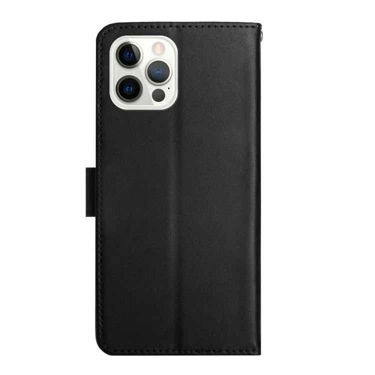 Genuine Leather Fingerprint-proof Flip Phone Case - For iPhone 16 / 15 Series