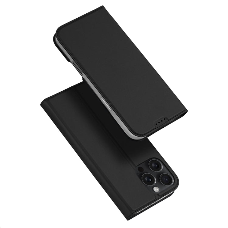 Dux Ducis Skin Pro Series Flip PU Leather Phone Case - For iPhone 17 Pro Max / 17 Pro / 17 / 17 Air / 16e / 16 Pro Max / 16 Pro / 16 Plus