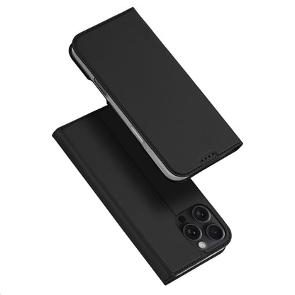 Dux Ducis Skin Pro Series Flip PU Leather Phone Case - For iPhone 17 Pro Max / 17 Pro / 17 / 17 Air / 16e / 16 Pro Max / 16 Pro / 16 Plus