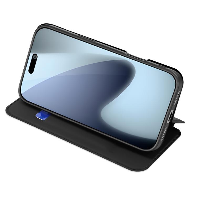 Dux Ducis Skin Pro Series Flip PU Leather Phone Case - For iPhone 17 Pro Max / 17 Pro / 17 / 17 Air / 16e / 16 Pro Max / 16 Pro / 16 Plus