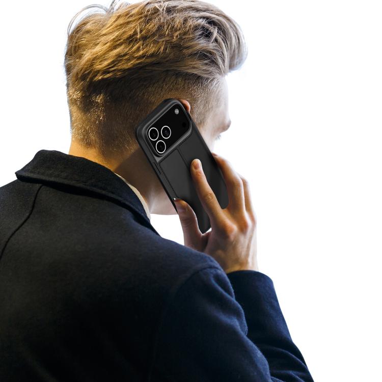 Dux Ducis Skin Pro Series Flip PU Leather Phone Case - For iPhone 17 Pro Max / 17 Pro / 17 / 17 Air / 16e / 16 Pro Max / 16 Pro / 16 Plus