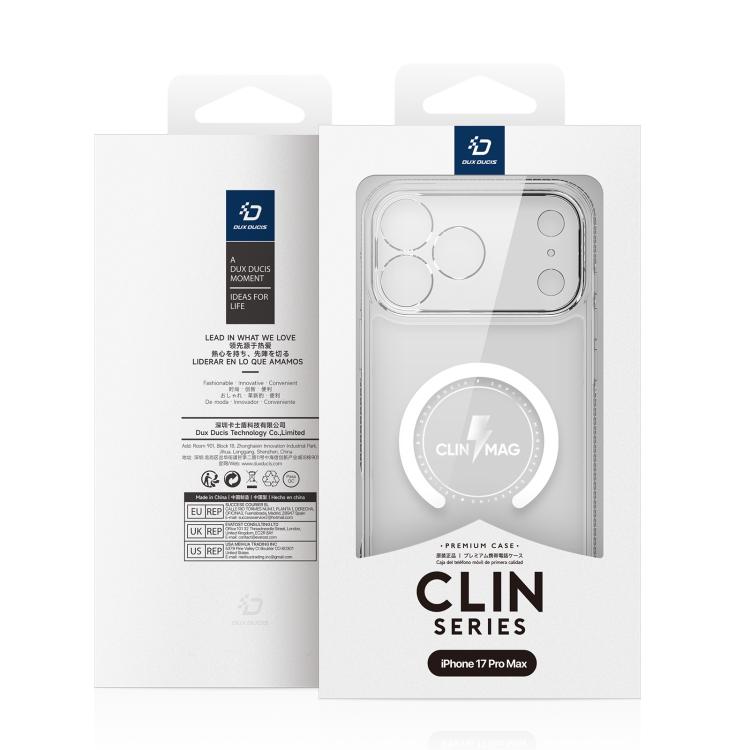 Dux Ducis Clin Mag Series MagSafe TPU Phone Case - For iPhone 17 / 16 & 15 Series