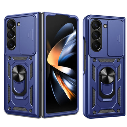 Sliding Camera Cover Design TPU+PC Phone Case - For Samsung Galaxy Z Fold5