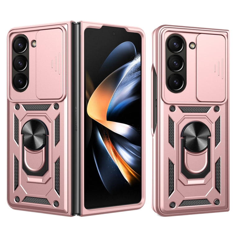 Sliding Camera Cover Design TPU+PC Phone Case - For Samsung Galaxy Z Fold5