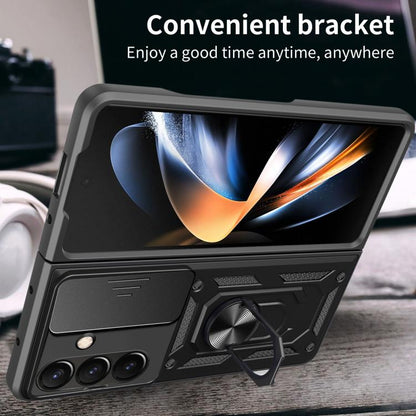 Sliding Camera Cover Design TPU+PC Phone Case - For Samsung Galaxy Z Fold8 / Fold7 / Fold6