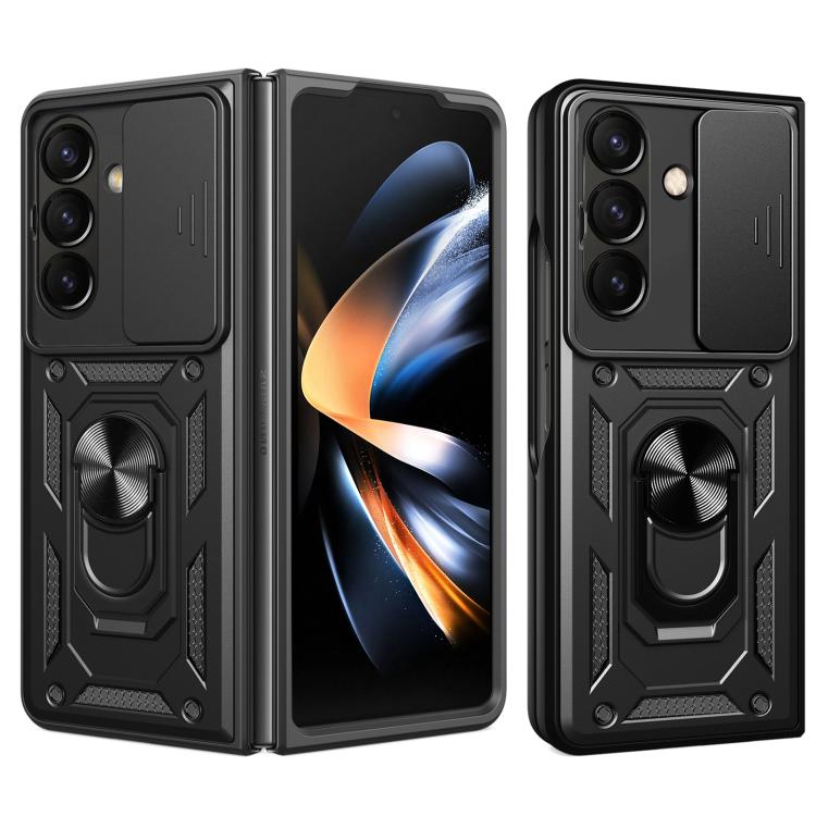 Sliding Camera Cover Design TPU+PC Phone Case - For Samsung Galaxy Z Fold8 / Fold7 / Fold6