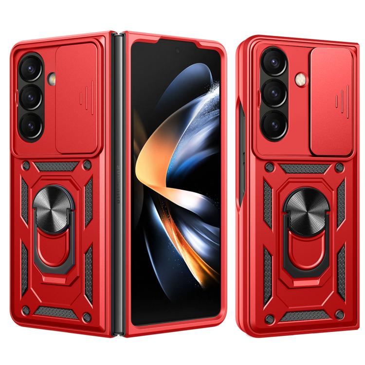Sliding Camera Cover Design TPU+PC Phone Case - For Samsung Galaxy Z Fold8 / Fold7 / Fold6
