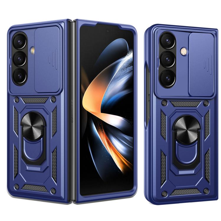 Sliding Camera Cover Design TPU+PC Phone Case - For Samsung Galaxy Z Fold8 / Fold7 / Fold6