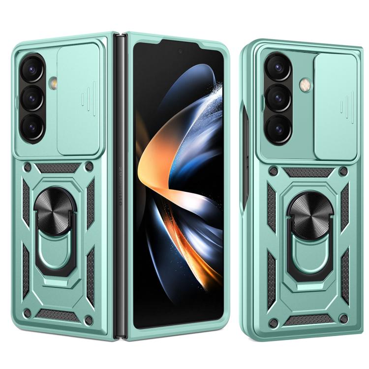 Sliding Camera Cover Design TPU+PC Phone Case - For Samsung Galaxy Z Fold8 / Fold7 / Fold6