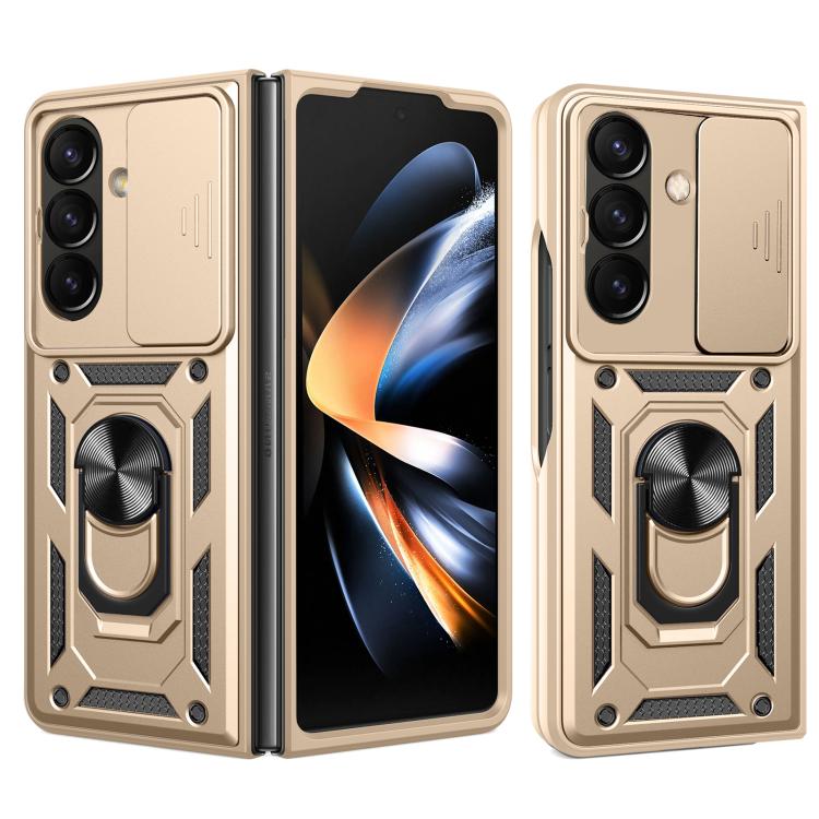 Sliding Camera Cover Design TPU+PC Phone Case - For Samsung Galaxy Z Fold8 / Fold7 / Fold6