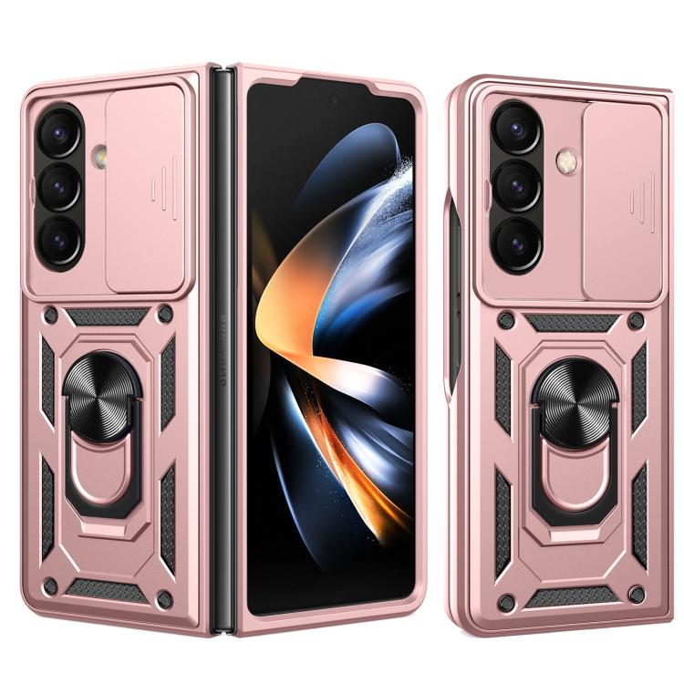 Sliding Camera Cover Design TPU+PC Phone Case - For Samsung Galaxy Z Fold8 / Fold7 / Fold6