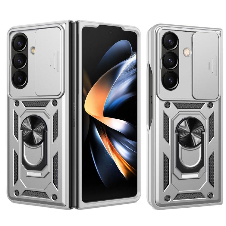 Sliding Camera Cover Design TPU+PC Phone Case - For Samsung Galaxy Z Fold8 / Fold7 / Fold6